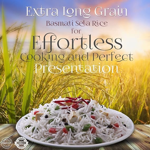 Shahzada Basmati Sela Rice 10 Lbs. Extra Long Grain, Non-Sticky, Non GMO, Vegan, Gluten Free, No Cholesterol, Low Sodium, Zip-Lock Bag, Parboiled