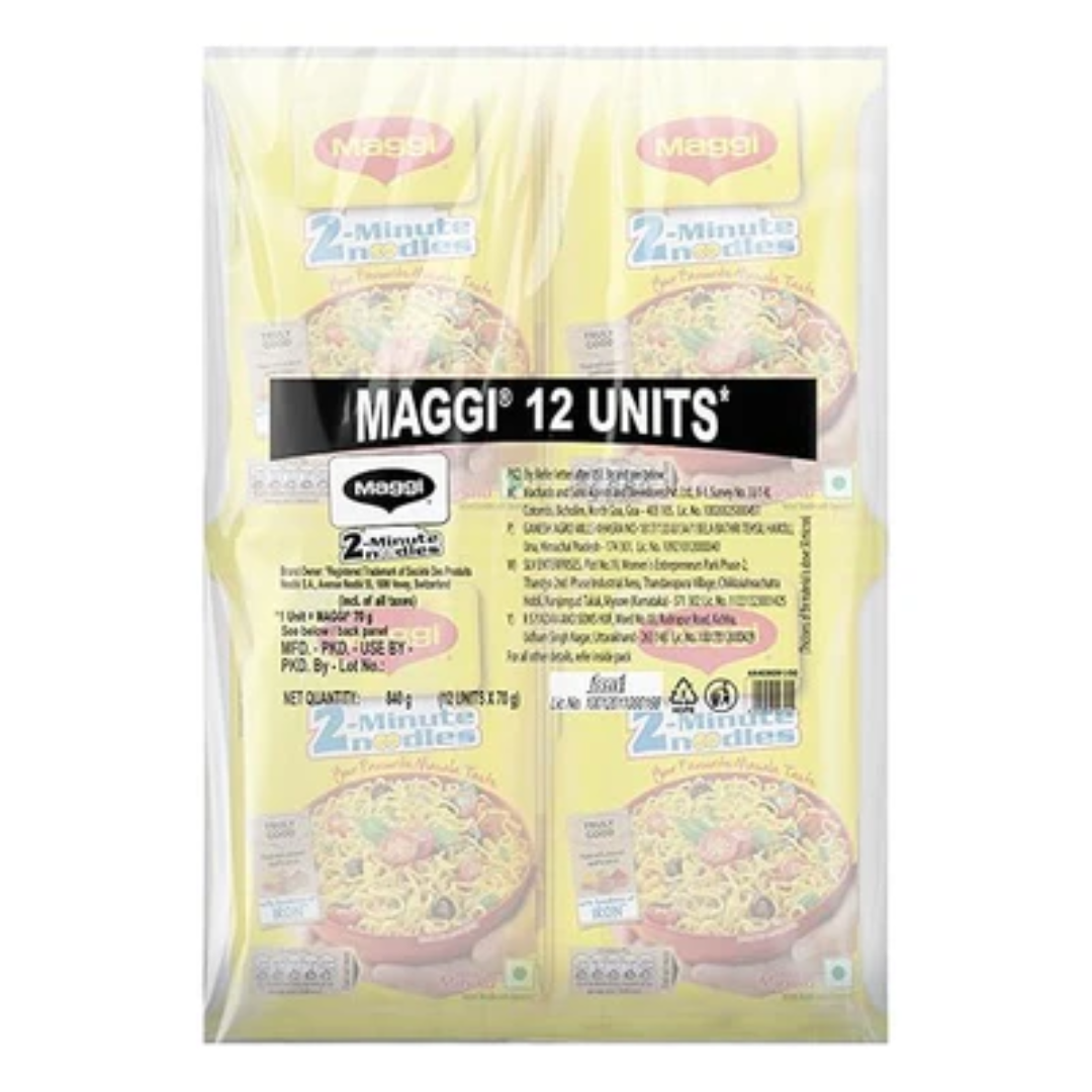 Maggi 2 Minutes Noodles Masala 70g (12 Pack) | UrbanGrocers