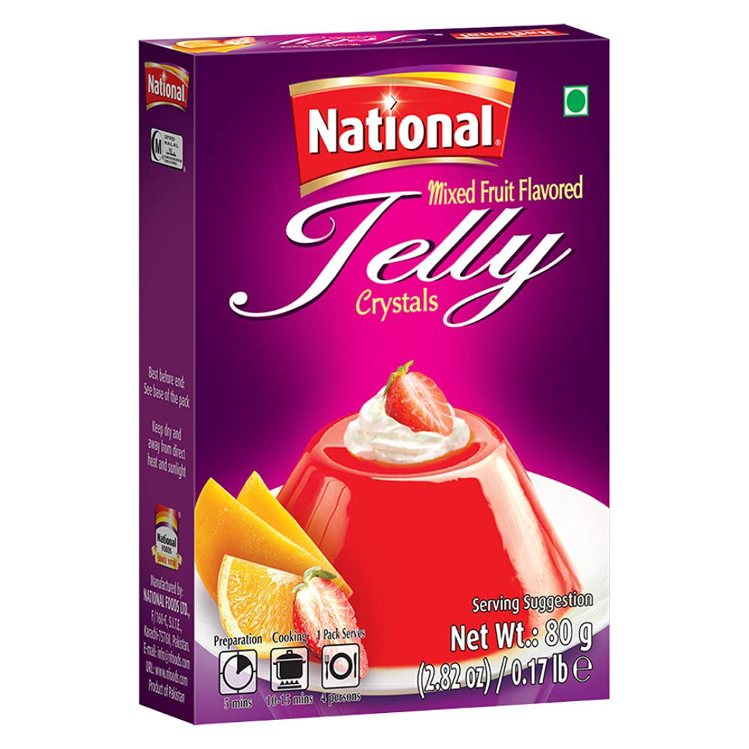 Mix Fruit Jelly Crystal 80g – National Foods | Urban Grocers