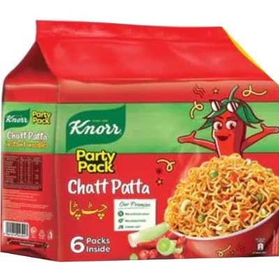 Knorr Chatpata Noodles 396 G Party Pack (Pack of 6)