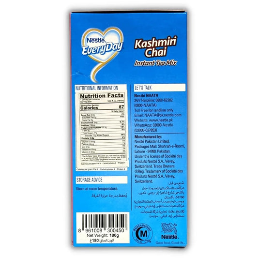 Nestle Everyday Kashmiri Chai – 10 Sachets 180gm Box | Instant Pink Tea Mix