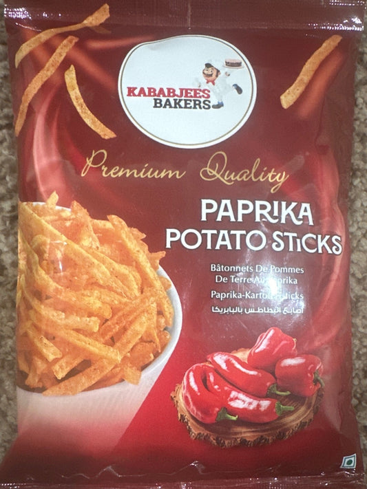 Kababjees Spicy Paprika Potato Sticks 75g (6 Pack Offer) Halal Pakistani Chips