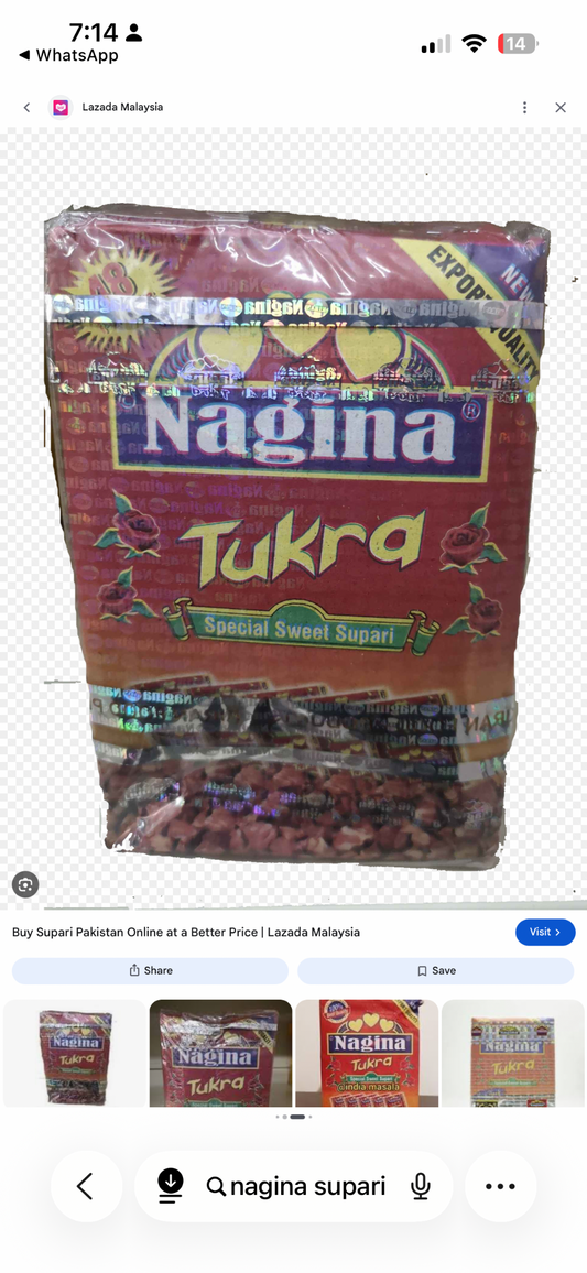 Nagina Tukra Special Sweet Supari – Pack of 12