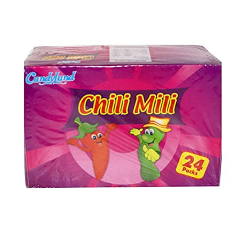 Chili Mili (spicy jelly candy- halal) box of 24pkts