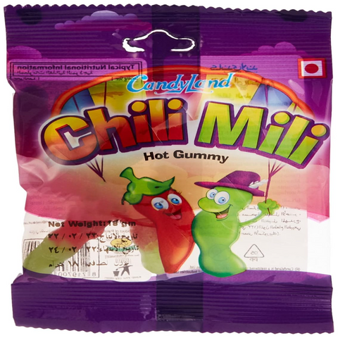 Chili Mili (spicy jelly candy- halal) box of 24pkts