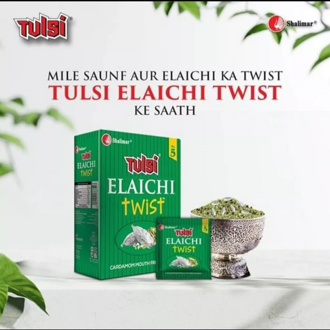 Elaichi Twist Tulsi Mouth Freshener - (4 Boxes Offer)