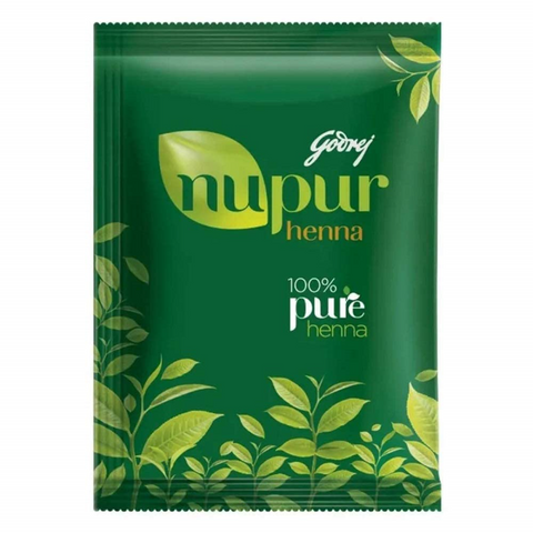 Nupur Henna Natural Mehndi for Hair Color with Goodness of 9 Herbs 120gram X 3Packs