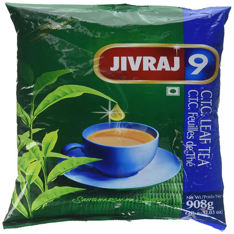 Jivraj 9 C.T.C. Leaf Tea - 908g., 2lb