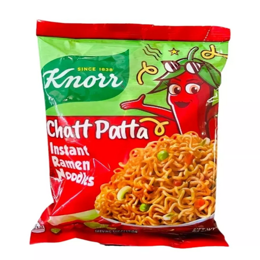 Knorr Chatt Patta Noodle Chat Pata - 66 gm pack (24 Pack Offer) Export Quality