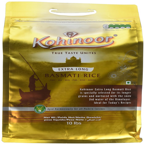 Kohinoor Gold Basmati Rice 10 Lbs