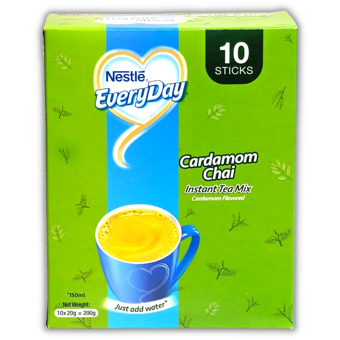 Nestle Everyday Instant Tea Mix Karak Chai Just Add Hot Water, 10 Sachet