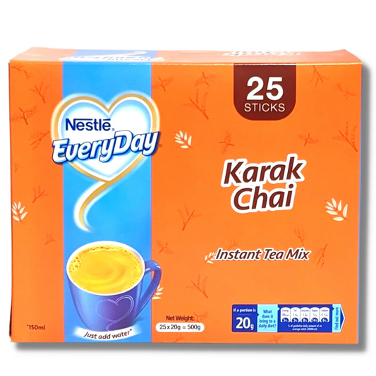 Nestle Everyday Instant Tea Mix Karak Chai Just Add Hot Water, 25 Sachet