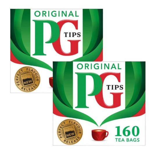 PG Tips,Tea Bag, 160-Count Boxes (Pack of 2)