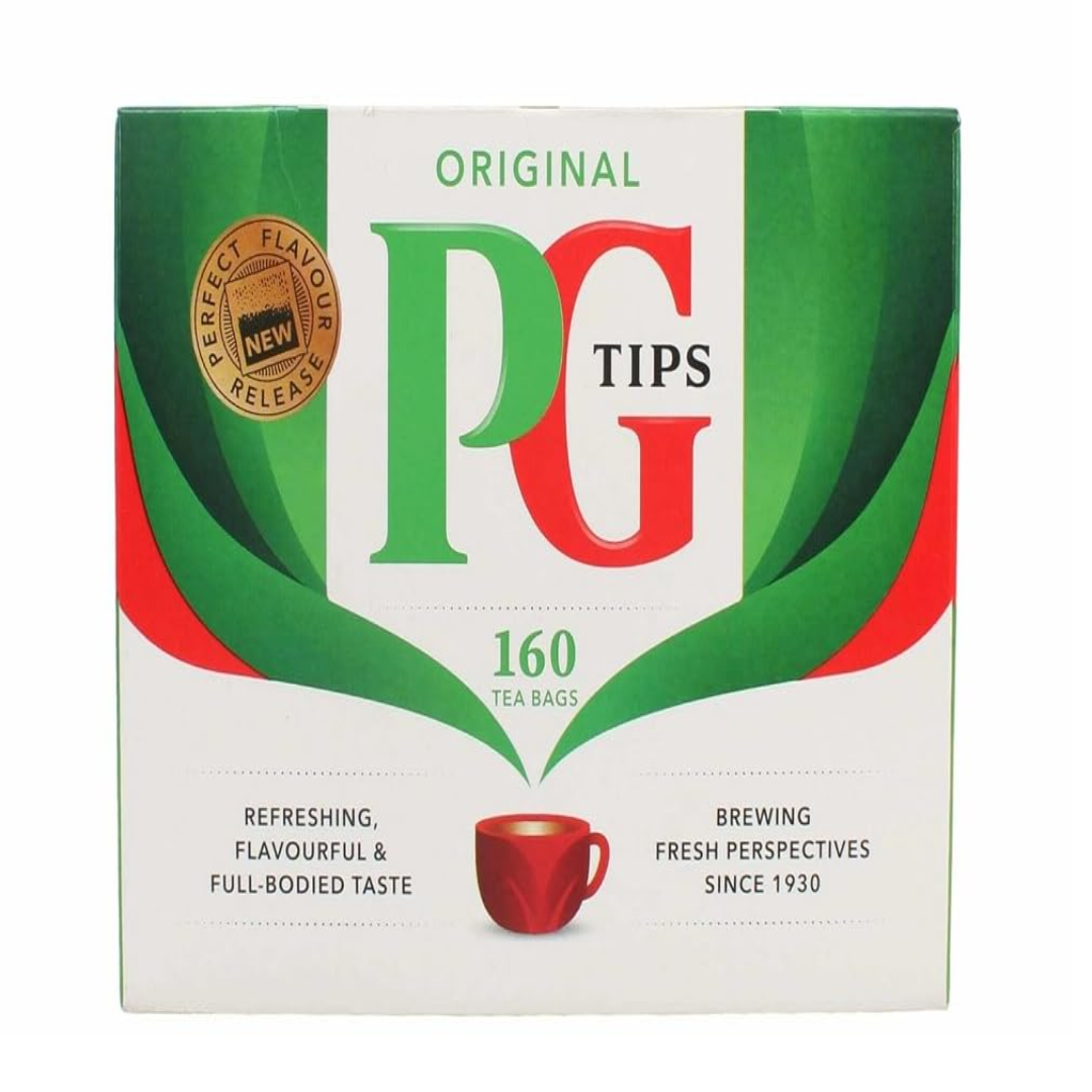 PG Tips Original 160 Black Tea Bags From Great Britain