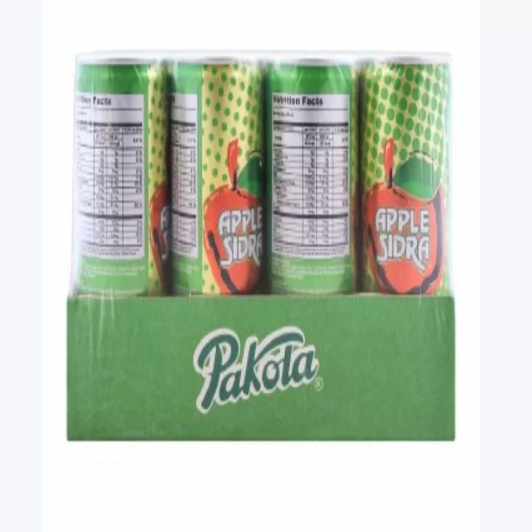 Pakola Apple Sidra 12 Cans Case (12xCans 250 ml Can)