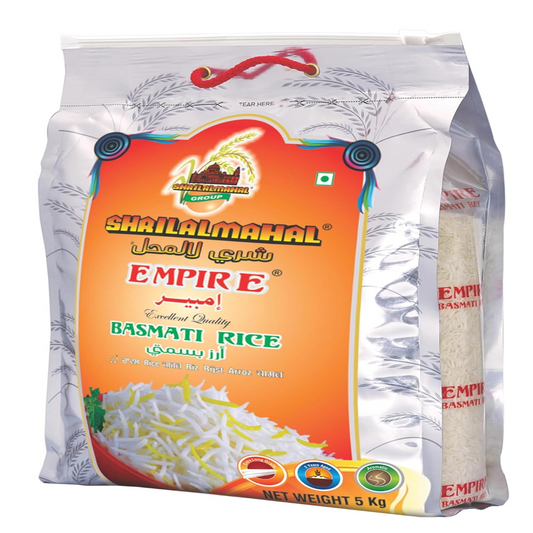 SHRILALMAHAL Empire Basmati Rice (Most Premium), 10 lbs / 160 oz