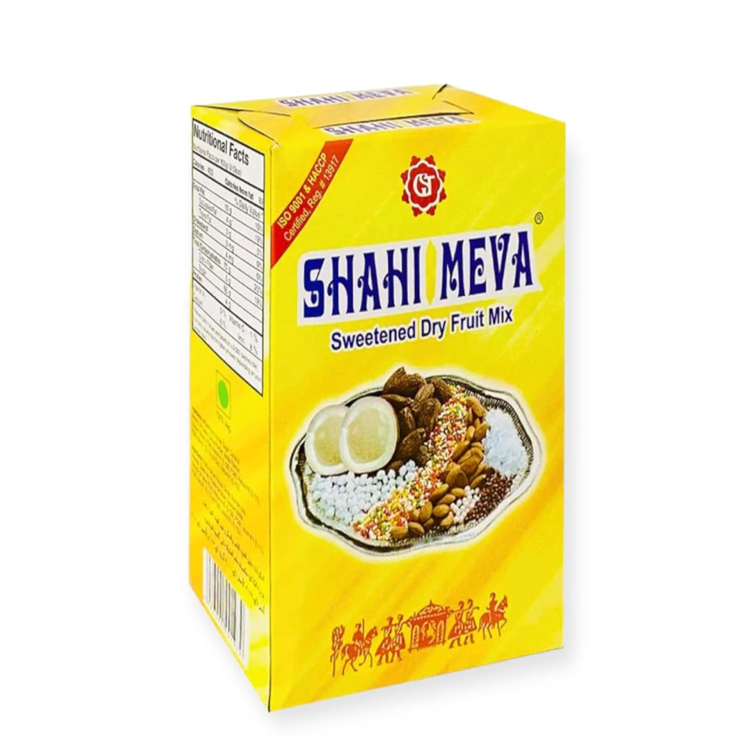 Shahi Meva | Mouth Freshner | 12 Packets | Fennel Seeds | Cardamom Seeds | Dry Dates| Gluteen-free| NON-GMO | Vegan (12 BOXES)