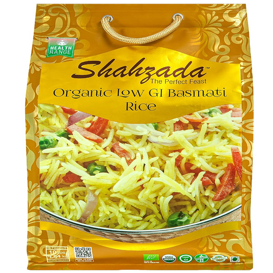 Shahzada Diabetic Friendly, Specially Processed Basmati Rice 10 lbs10 Pound Packing – 160 Oz