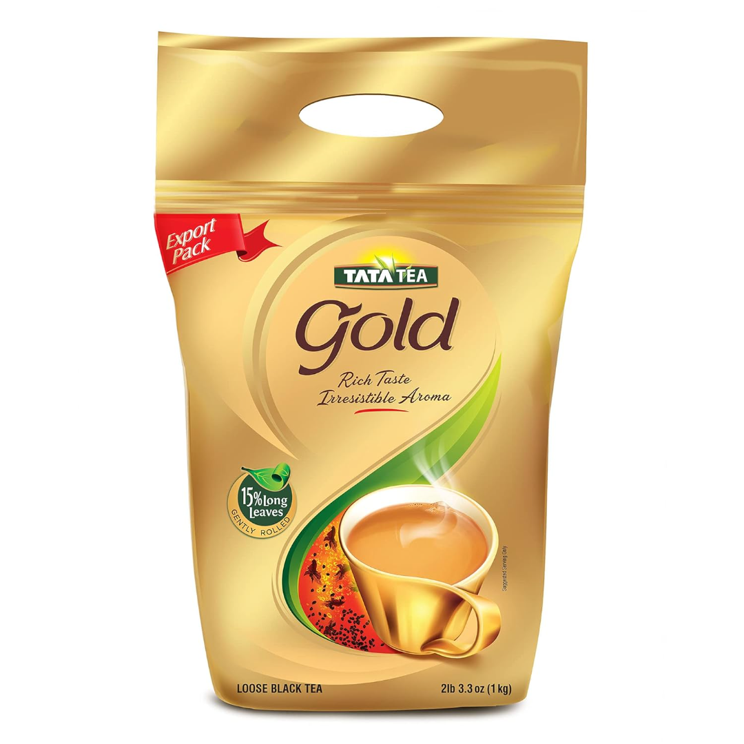 Tata Tea Gold, Loose Leaf Premium Black Tea, 1 KG