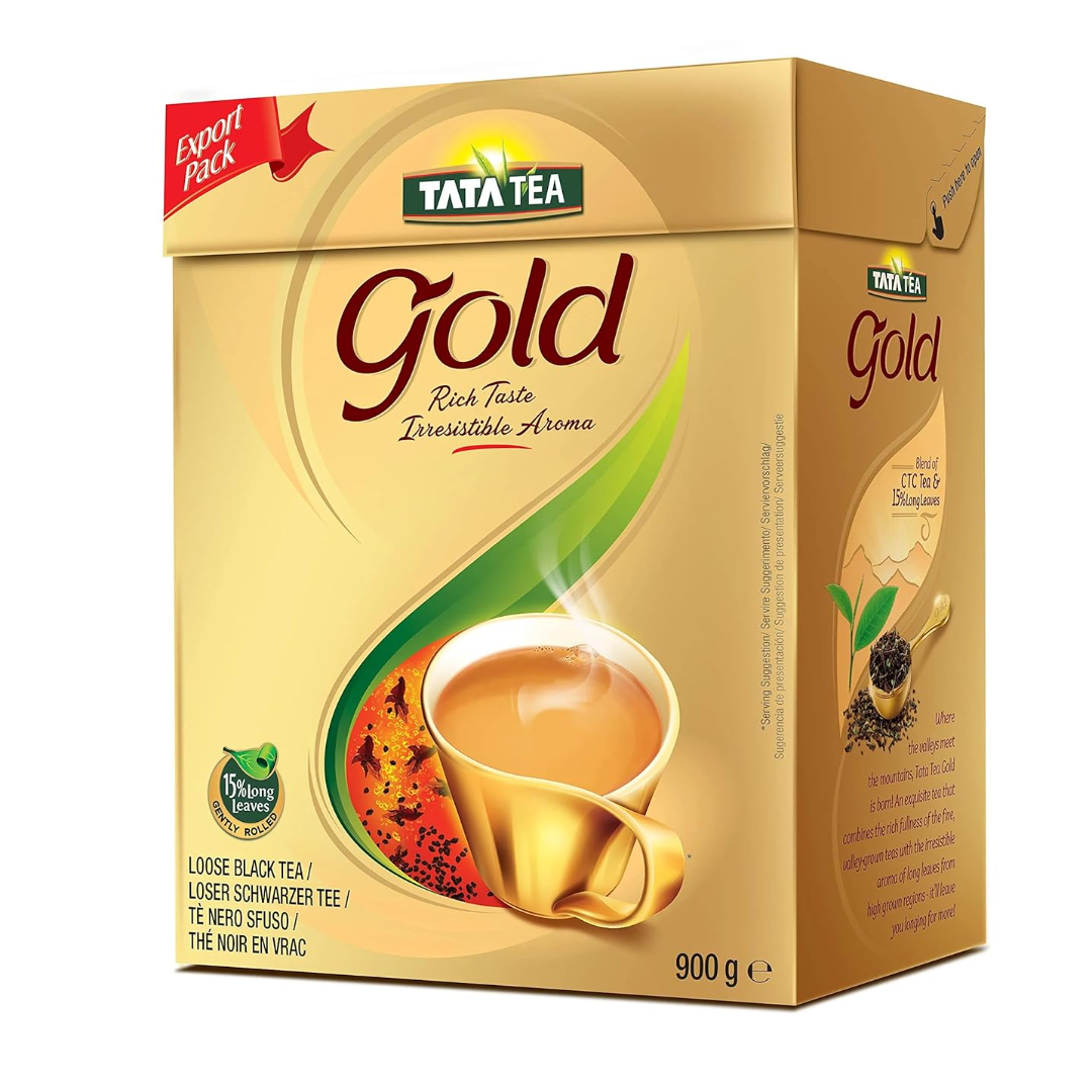 TATA Tea Gold Loose Leaf Premium Black Tea - 31.7 Ounce/ 900 Grams