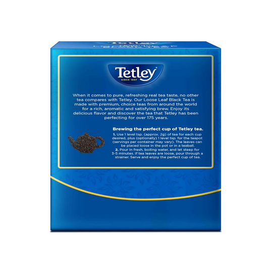 Tetley Loose Leaf Premium Black Tea 900g (Pack of 4)