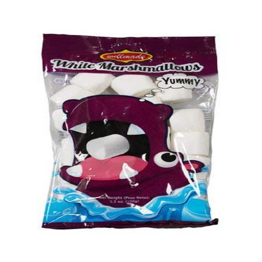 White Marshmallows (Halal) 5.3 Ounce Bag (4 Pack)