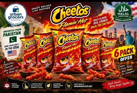 Cheetos Flamin’ Hot – Pack of 6 Halal snacks