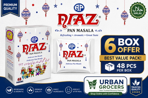 Naz Pan Masala 6 Box Pack 48 Pouches per Box – Halal Premium Quality