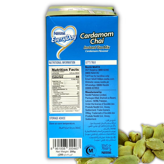 Nestlé Everyday Cardamom Chai – 10 Sachets | Instant Elaichi Spiced Tea Mix
