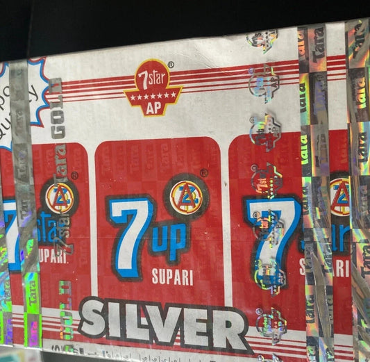 7up 7 Star Silver Sweet Supari Betel Nuts – 12 Boxes (576 Packets) Fresh Stock