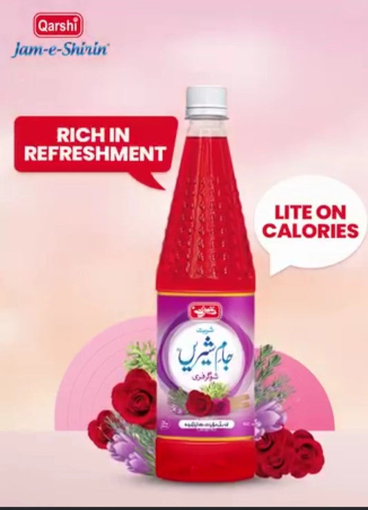 Qarshi Sugar Free Jam-e-Shirin Sweet Syrup – 800ml PET Bottle