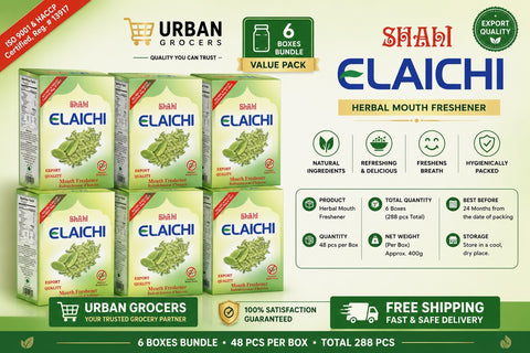 Shahi Elaichi 6 Box 288 Packets
