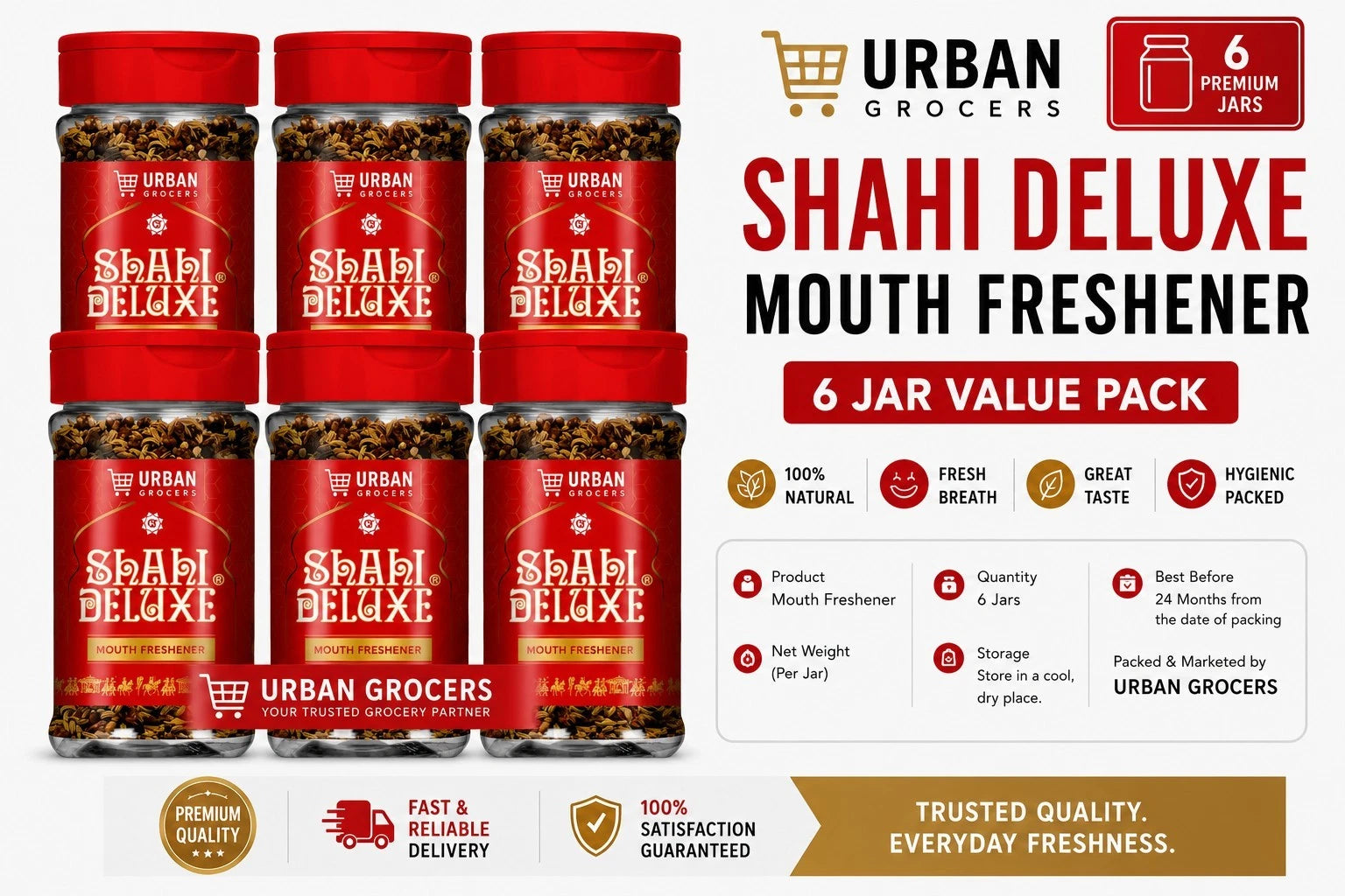 Shahi Deluxe Mouth Freshener 6 Jar Offer